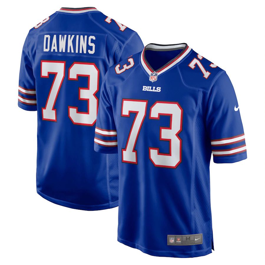 Men Buffalo Bills #73 Dion Dawkins Nike Royal Game NFL Jersey